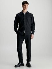 Рубашка CALVIN KLEIN Wool Blend Overshirt Black K10K111731BEH 560077388 цена и информация | Мужские рубашки | kaup24.ee