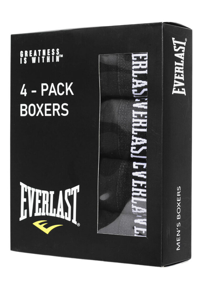 Boxersortsid meestele Everlast Cotton 4 tükki AW24_EV004_XXL цена и информация | Meeste aluspesu | kaup24.ee