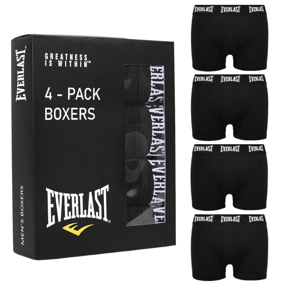 Boxersortsid meestele Everlast Cotton 4 tükki AW24_EV004_XXL цена и информация | Meeste aluspesu | kaup24.ee