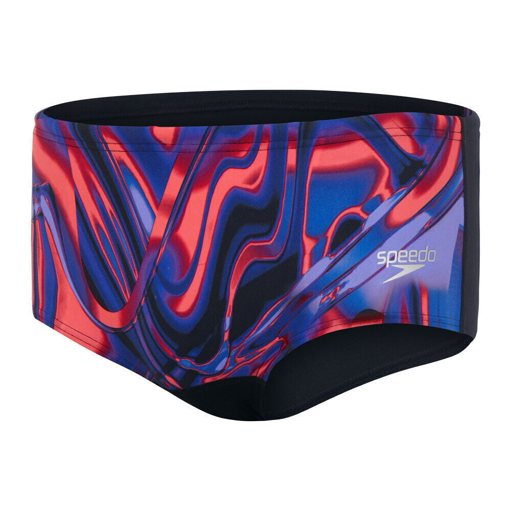 Ujumispüksid Speedo Allover Digital 14cm Brief M must/roosa цена и информация | Ujumispüksid, shortsid | kaup24.ee