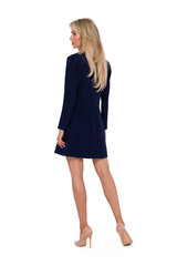 M753 Платье с декоративными обтянутыми пуговицами - темно-синий цена и информация | Платья | kaup24.ee