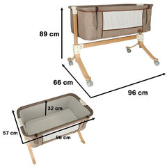 Häll, 97x60x15 cm hind ja info | Reisivoodid, mänguaedikud | kaup24.ee