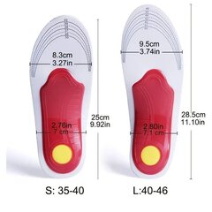 Ортопедические стельки для обуви при плоскостопии Rivex. цена и информация | Уход за одеждой и обувью | kaup24.ee