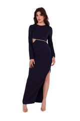 K180 Maxi kleit vöökohal väljalõikega - tint hind ja info | Kleidid | kaup24.ee