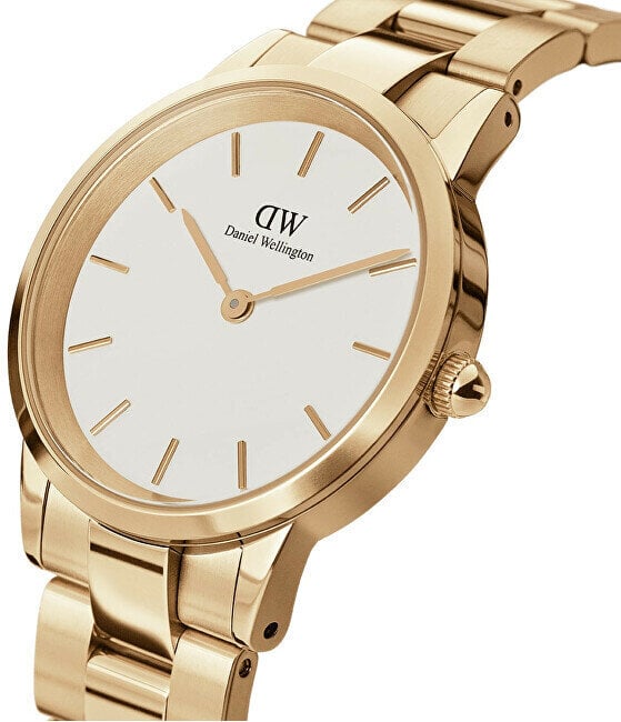 Daniel Wellington Ikooniline link 32 kuldne valge DW00100565 цена и информация | Naiste käekellad | kaup24.ee