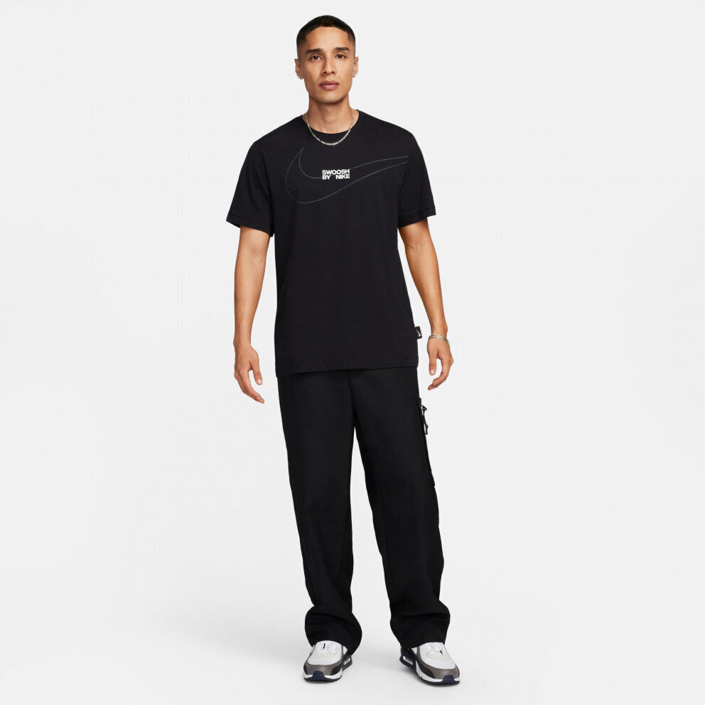 Nike T-Särgid Nsw Tee 6Mo Swoosh Black FQ3785 010 FQ3785 010/L цена и информация | Meeste pusad | kaup24.ee