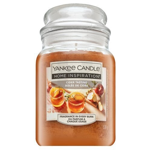 Yankee Candle lõhnaküünal Cider Tasting 538 g hind ja info | Küünlad, küünlajalad | kaup24.ee