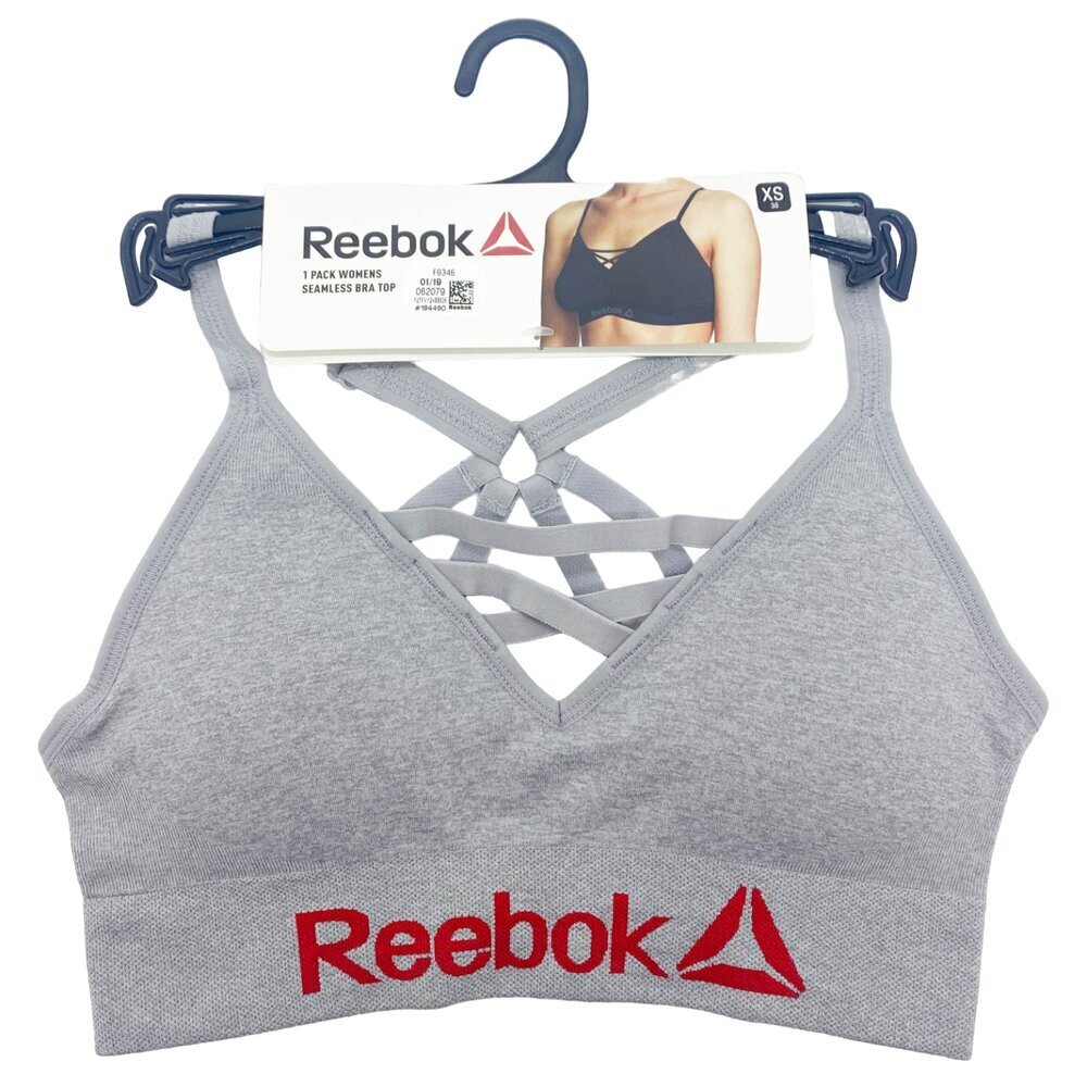 Naiste rinnahoidja Reebok U4F9346_GRY S hind ja info | Rinnahoidjad | kaup24.ee