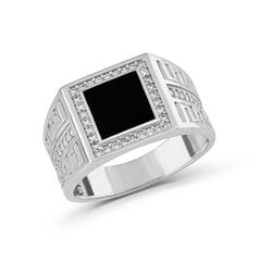 Серебряное (925) кольцо с классическим дизайном, код ah5sr5782, EU-63 (~20 мм) AH5SR5782EU-63 цена и информация | Кольцо | kaup24.ee