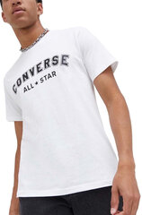 Converse T-Särgid Unisex All Star Tee White 10024566 A04 10024566 A04/XS hind ja info | Meeste T-särgid | kaup24.ee