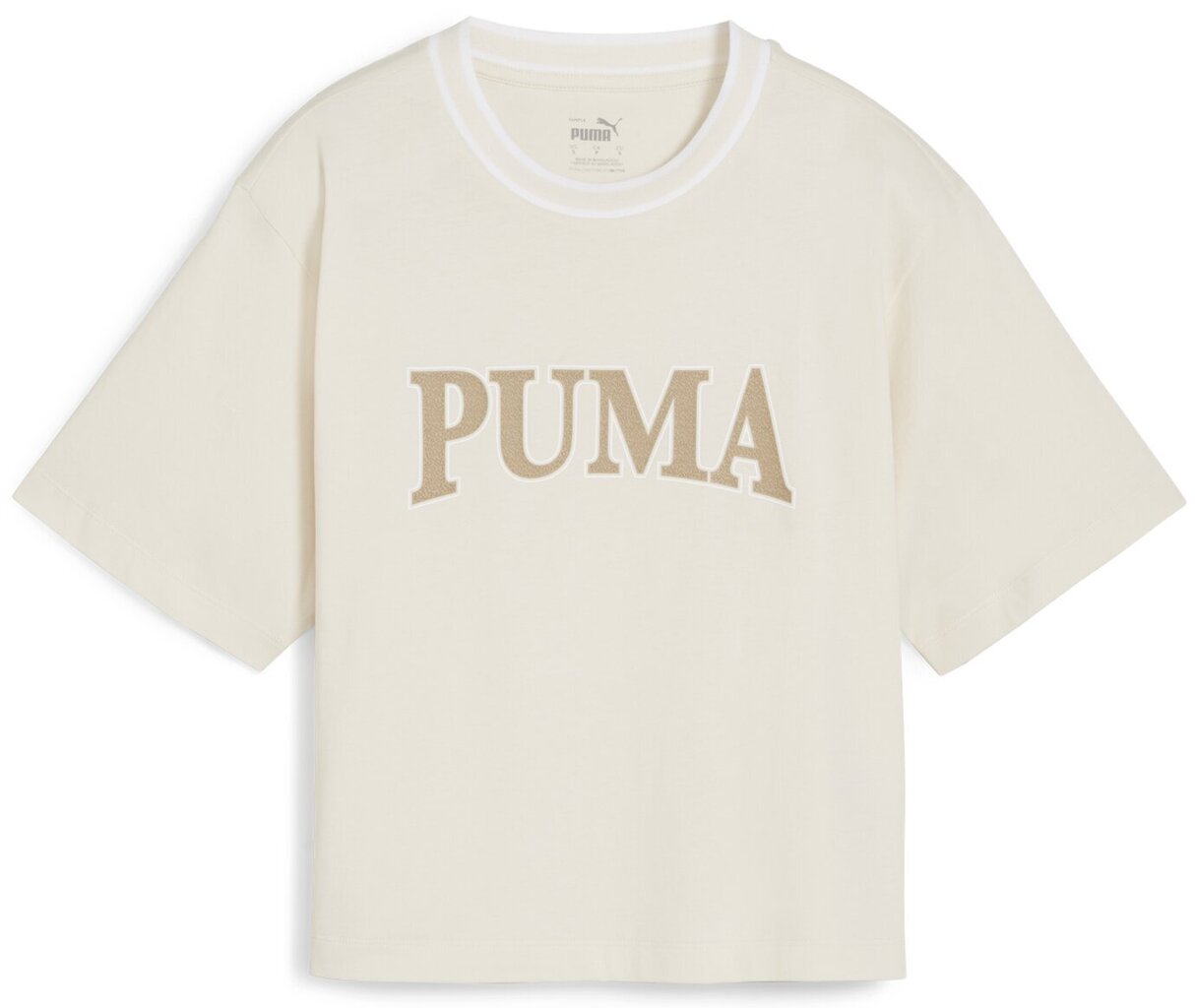 Puma Pluusid Squad Graphic Tee White 677903 87 677903 87/2XS цена и информация | Naiste T-särgid, topid | kaup24.ee