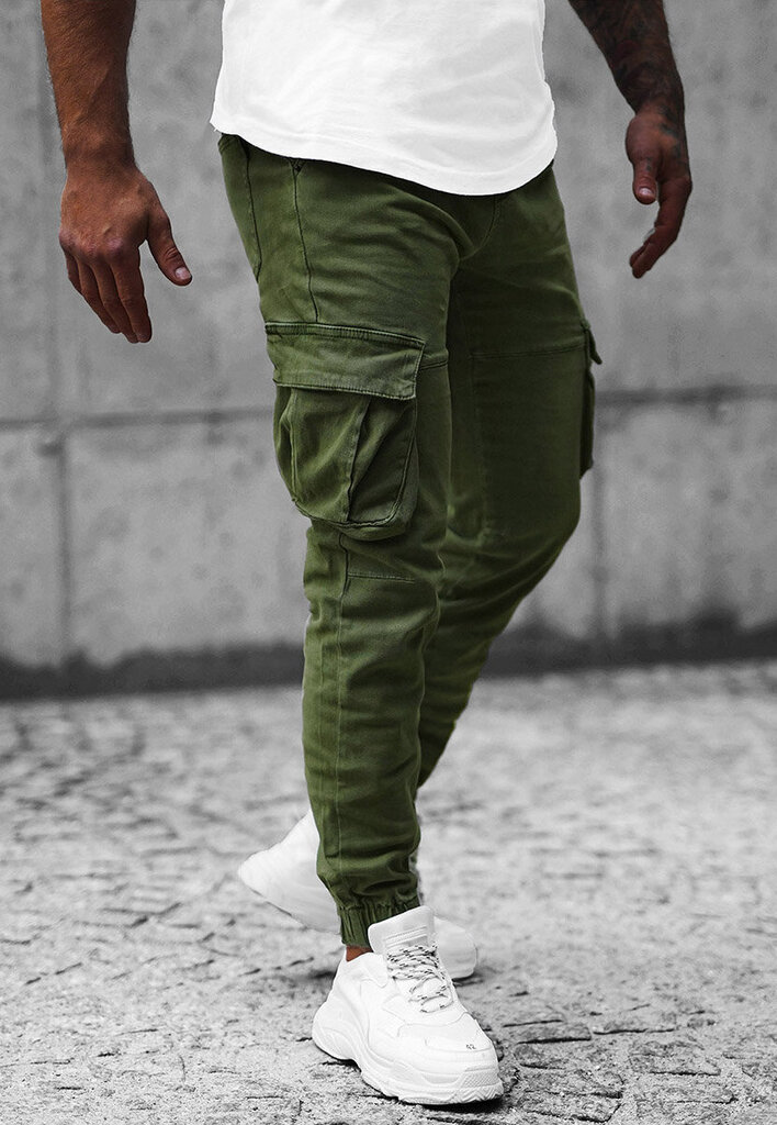 New Boy Joggers Püksid Green MP0105MV MP0105MV/2XL цена и информация | Meeste püksid | kaup24.ee