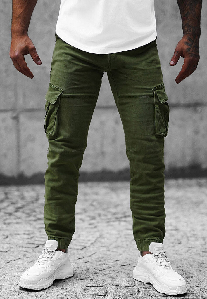 New Boy Joggers Püksid Green MP0105MV MP0105MV/2XL hind ja info | Meeste püksid | kaup24.ee