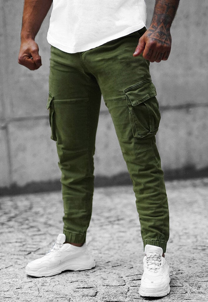 New Boy Joggers Püksid Green MP0105MV MP0105MV/2XL цена и информация | Meeste püksid | kaup24.ee