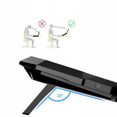 Охлаждающая подставка Mobilari M555054BK, черная цена и информация | Компьютерные вентиляторы | kaup24.ee