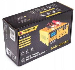 Mikroprotsessor akulaadija Powermat PM-PM-40B, 6V/12V, LCD hind ja info | Auto akulaadijad | kaup24.ee