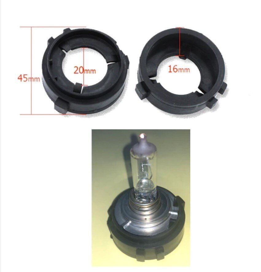 Adapter LED H7, VW Golf, Multivan, Touran, Sharan pirnidele 2 tk. hind ja info | Autopirnid | kaup24.ee