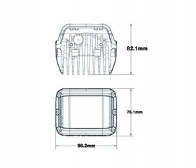 27W LED töövalgusti + nurgavalgusti 12-24V цена и информация | Фары | kaup24.ee