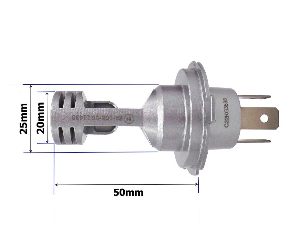 H19 LED-pirnid 9V-32V CANBUS CSP komplekt Uuendused, 2 tk. hind ja info | Autopirnid | kaup24.ee