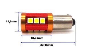 H21W LED BAY9S 12-18V CANBUS 800lm сильная лампа цена и информация | Автомобильные лампочки | kaup24.ee