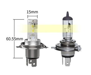 H4 светодиодная лампа 9V-32V CANBUS 7500lm 1шт цена и информация | Автомобильные лампочки | kaup24.ee