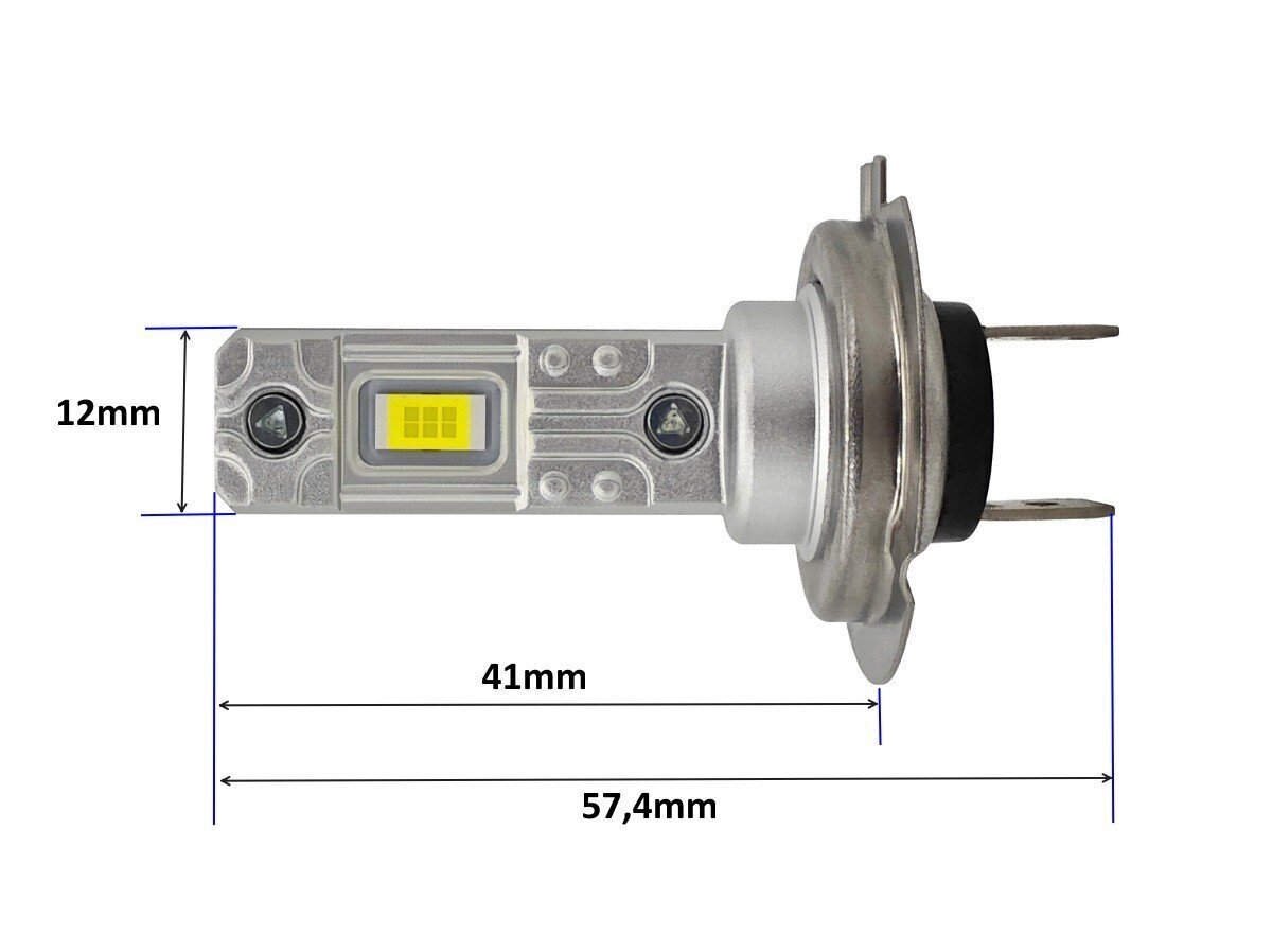 LED-pirn H7 9V-30V Canbus, 4500lm 1 tk hind ja info | Autopirnid | kaup24.ee