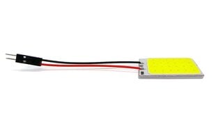 36x26 LED COB paneel 12V W5W, C5W, BA9S, T10, SV8.5, T4W 450lm цена и информация | Автомобильные лампочки | kaup24.ee