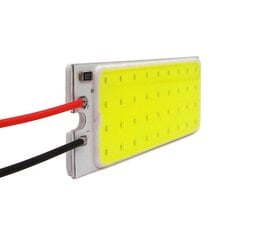 50x20 LED COB paneel 12V W5W, C5W, BA9S, T10, SV8.5, T4W 500lm, 1 tk. hind ja info | Autopirnid | kaup24.ee