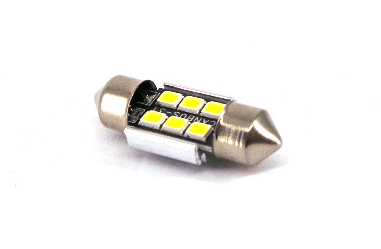 C3W, C5W LED SV8.5 12-24V Canbus, 31mm 220lm, 1 tk. hind ja info | Autopirnid | kaup24.ee