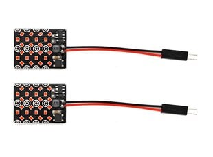 Paneel 24 LED 12V W5W, C5W, BA9S, T10, SV8.5, T4W CANBUS 1000lm punane цена и информация | Автомобильные лампочки | kaup24.ee