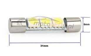 Светодиод TY-T6 12V 60lm CANBUS 31 мм цена и информация | Автомобильные лампочки | kaup24.ee