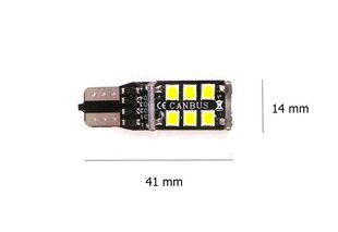 W5W, W10W LED T10 10-18V 560lm canbus, 1 tk. hind ja info | Autopirnid | kaup24.ee