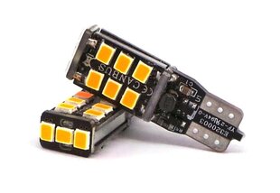 W5W, W10W LED T10 10-18V 560lm CANBUS oranž цена и информация | Автомобильные лампочки | kaup24.ee