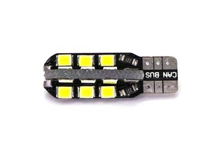 W5W LED T10 12V CANBUS 400lm цена и информация | Автомобильные лампочки | kaup24.ee