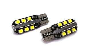 W5W LED T10 12V CANBUS 400lm цена и информация | Автомобильные лампочки | kaup24.ee