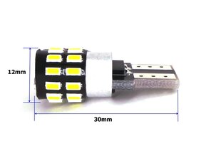 W5W LED-pirn T10 12V-18V canbus, 430lm, 1 tk. hind ja info | Autopirnid | kaup24.ee