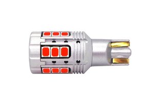 W16W LED-pirn 12-24V 100% CAN punane ilma veata 2300lm, 1 tk. hind ja info | Autopirnid | kaup24.ee