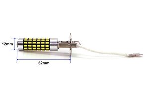 H3 Светодиод 12V-24V CANBUS 1200lm цена и информация | Автомобильные лампочки | kaup24.ee