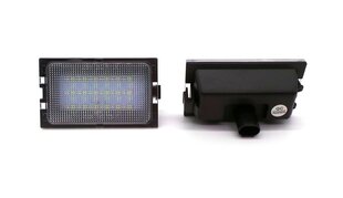 Land Rover, Range Rover LED registreerimislamp 12V, 2 tk. hind ja info | Lisaseadmed | kaup24.ee