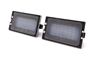 Land Rover, Range Rover LED registreerimislamp 12V, 2 tk. hind ja info | Lisaseadmed | kaup24.ee