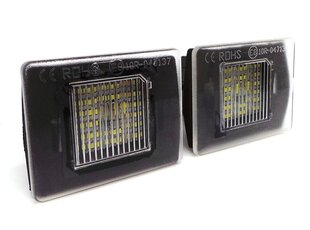 Mercedes LED registreerimistuled 2tk hind ja info | Lisaseadmed | kaup24.ee