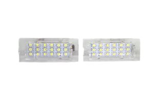 BMW E53, E83 LED numbrimärgipirnid 2x650lm, komplekt 2 tk. hind ja info | Autopirnid | kaup24.ee