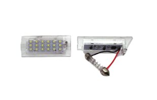 BMW E53, E83 LED numbrimärgipirnid 2x650lm, komplekt 2 tk. hind ja info | Autopirnid | kaup24.ee