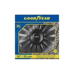 колпаки Goodyear MELBOURNE Чёрный 14&quot; цена и информация | Колпаки на колеса | kaup24.ee