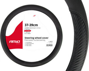 Amio Steering wheel cover SWC-17-M (37-39cm) цена и информация | Чехлы для руля и рули | kaup24.ee