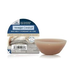 Yankee Candle "Warm Cashmere" (naujas vaško lydinys) 22 g цена и информация | Подсвечники, свечи | kaup24.ee