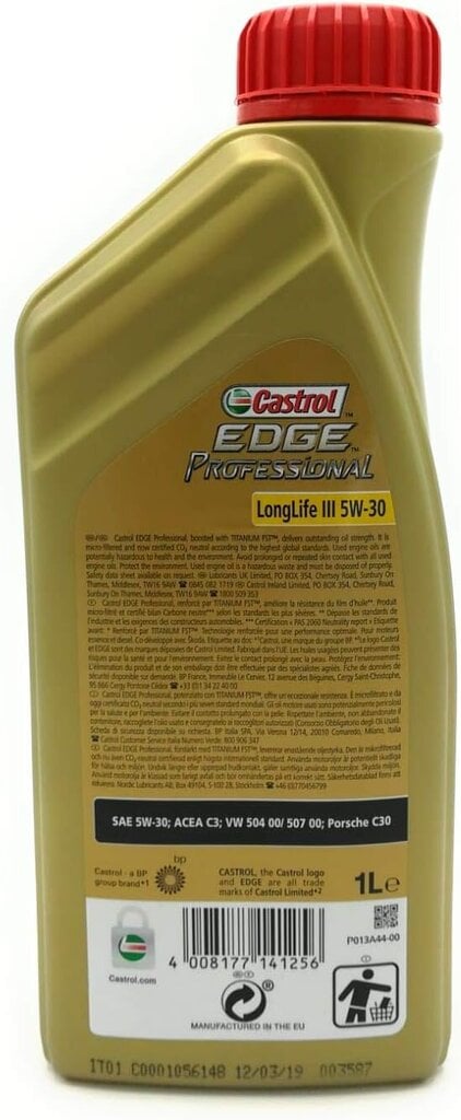 Castrol 157ebe Edge Professional LongLife III 5 W-30 цена и информация | Autokeemia | kaup24.ee