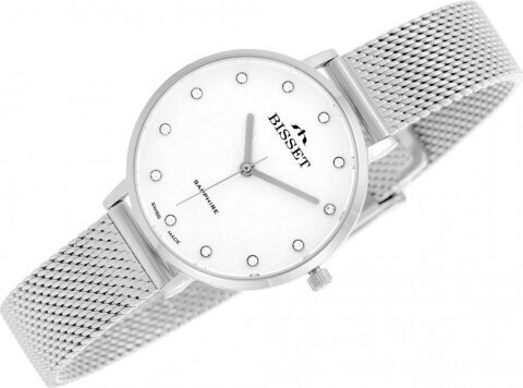 Bisset WOMEN&#39;S WATCH BSBF30 (zb578a) - SAPPHIRE GLASS BSBF30SISX03BX hind ja info | Naiste käekellad | kaup24.ee