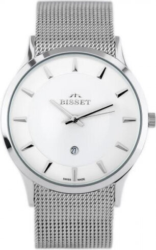 Bisset MEN&#39;S WATCH BSDE47 (zb051a) BSDE47SISX03BX hind ja info | Meeste käekellad | kaup24.ee