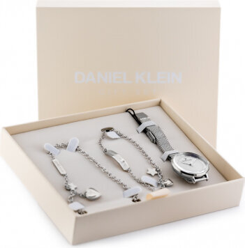 Daniel Klein WATCH DK13022-1 gift set (zl515a) DK13022-1 hind ja info | Naiste käekellad | kaup24.ee